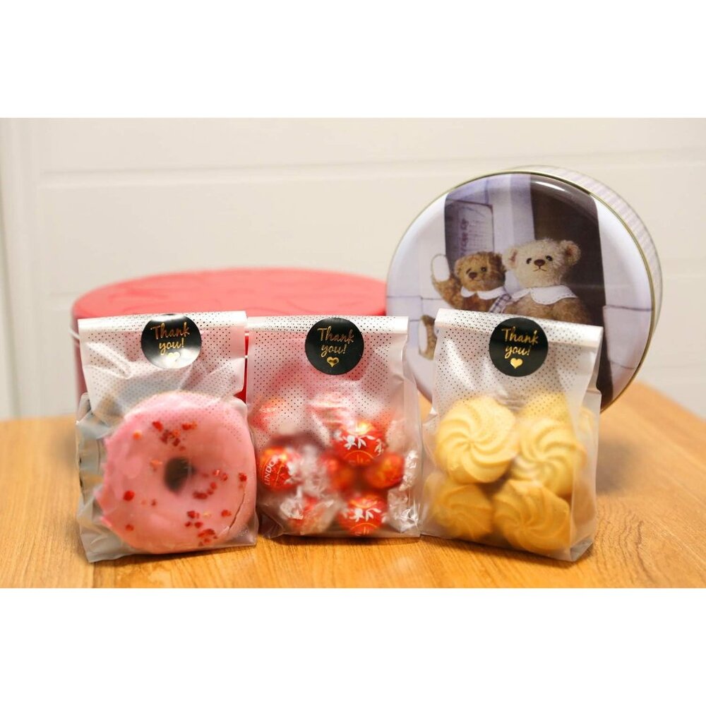 100 pcs./Pack Translucent Plastic Bags for Cookie,Cake,Chocolate,Candy,Snack Wra - Picture 6 of 9
